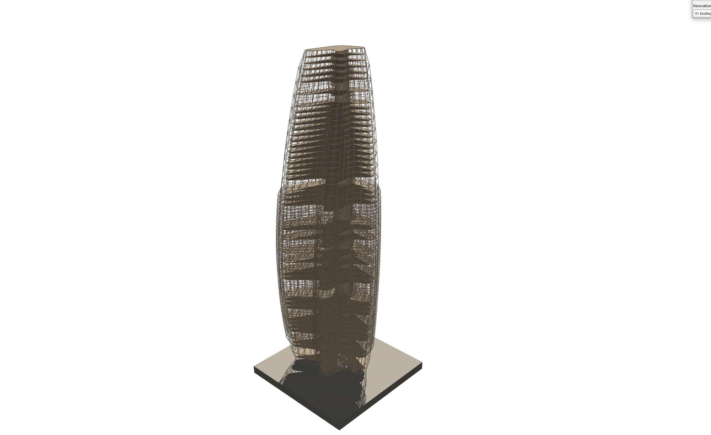 Off-Grid Skyscraper — rendered view, Cape Town